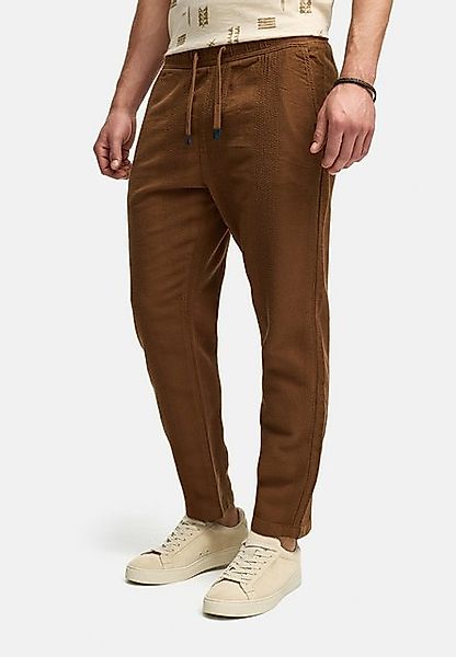 Indicode Stoffhose INIndie mit Jacquard-Webart & Kordelzug günstig online kaufen