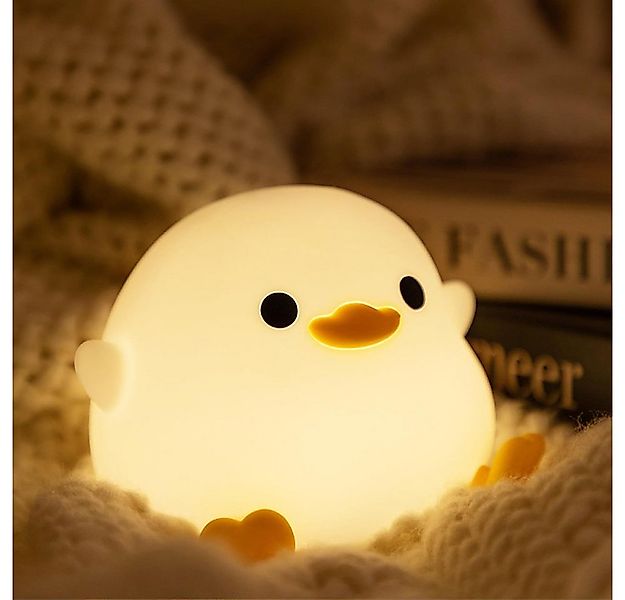MUPOO Nachtlicht LED Nachtlicht, Ente Nachttischlampen, Dimmbar, Touch, Tim günstig online kaufen