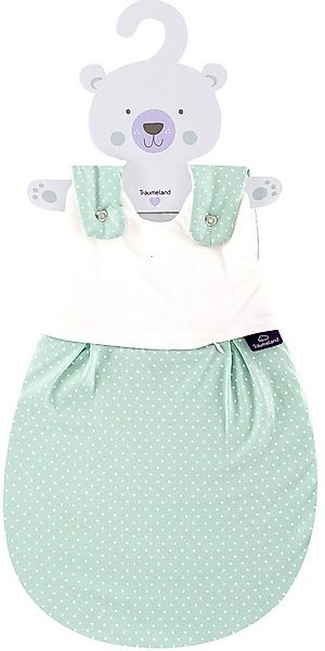 Träumeland Babyschlafsack Außenschlafsack Pünktchen mint (1 tlg) günstig online kaufen