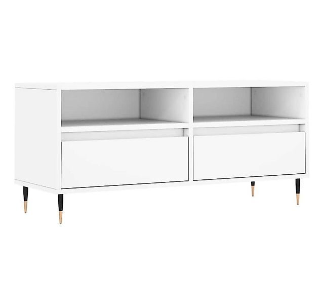 vidaXL TV-Schrank TV-Schrank Weiß 100x34,5x44,5 cm Holzwerkstoff (1-St) günstig online kaufen