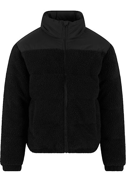 URBAN CLASSICS Winterjacke "Urban Classics Fabric Mix Teddy Puffer Jacket", günstig online kaufen