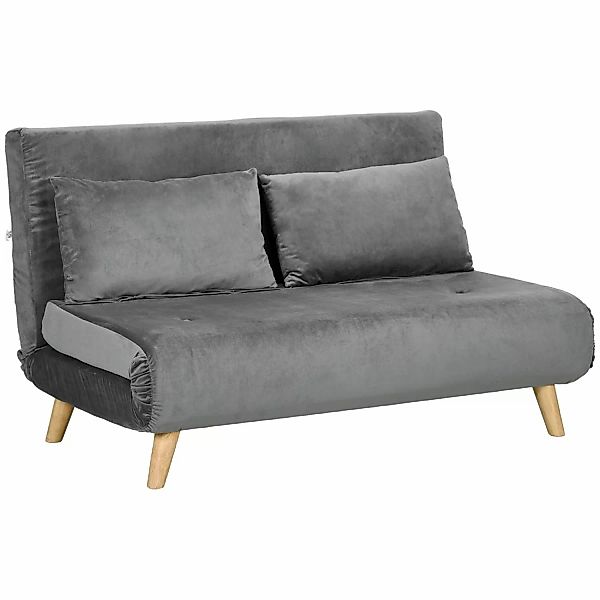 HOMCOM Schlafsofa 2-Sitzer Sofa mit Bettfunktion, günstig online kaufen