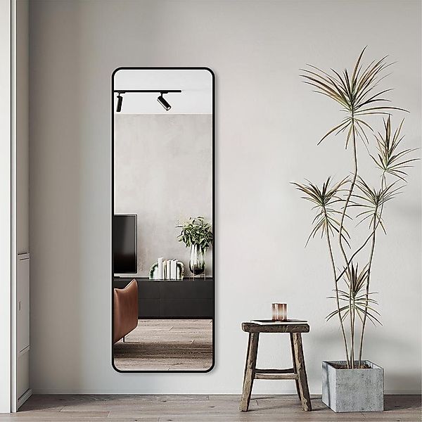 Boromal Wandspiegel Spiegel groß 150X50cm Schwarz günstig online kaufen