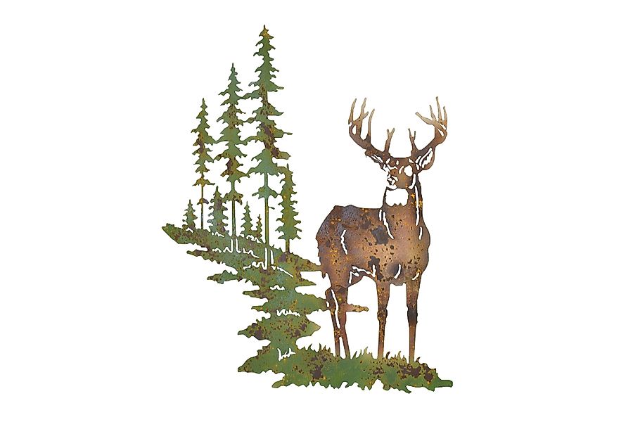 moebel-direkt-online Wanddekoobjekt Hirsch (1 St), aus günstig online kaufen