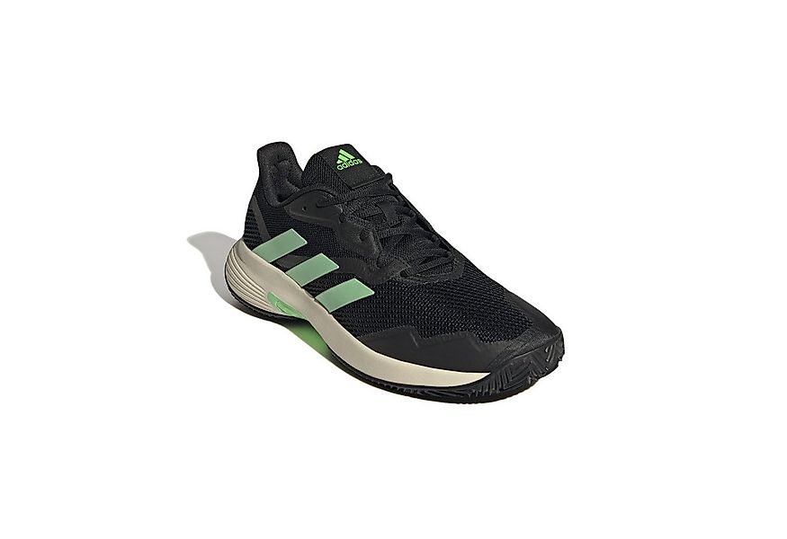 adidas Performance CourtJam Control Clay/Sandplatz schwarz/grün Herren Tenn günstig online kaufen