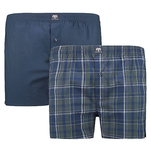 Ceceba Doppelpack Boxershorts mit Stretch Farbe blau Größe: 10 günstig online kaufen