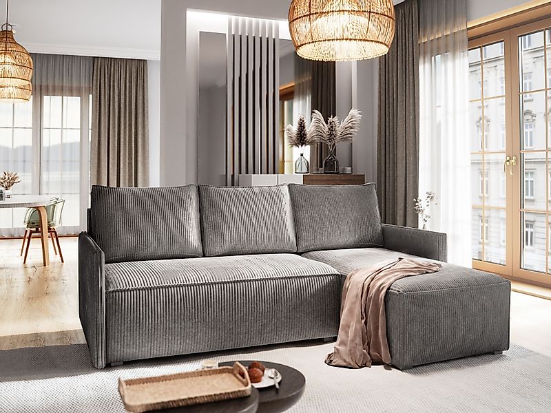 Masseno Ecksofa PERUSI mit Schlaffunktion L-Form, günstig online kaufen