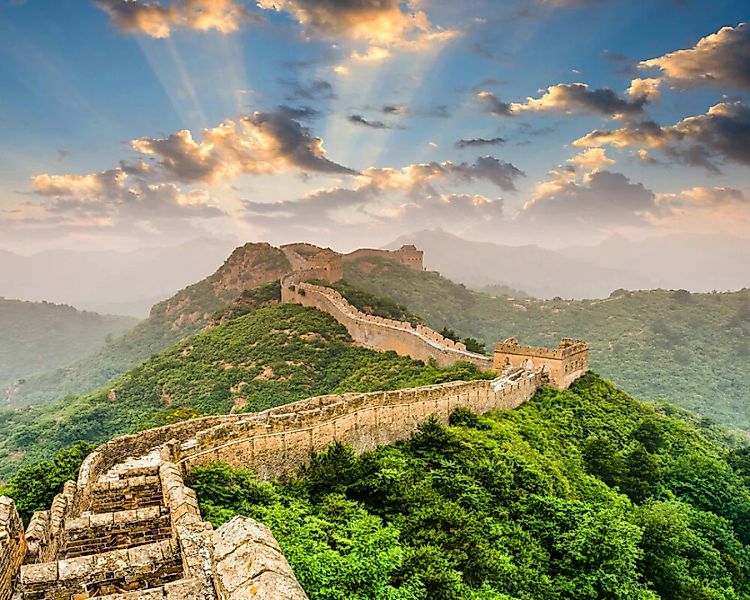 Fototapete "Chinesi. Mauer" 4,00x2,50 m / Strukturvlies Klassik günstig online kaufen