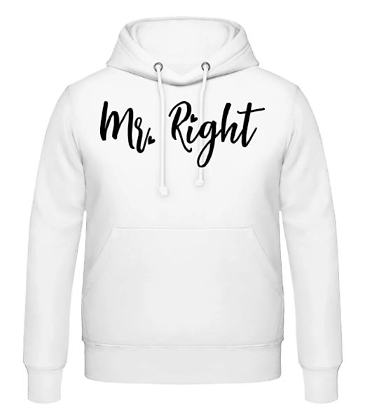 Mr Right · Männer Hoodie günstig online kaufen