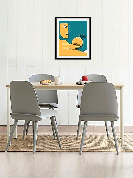 queence Bild »Foxy«, Obst-Obst Bilder-Essen-Lebensmittel-Kunst-Abstrakt-Ges günstig online kaufen