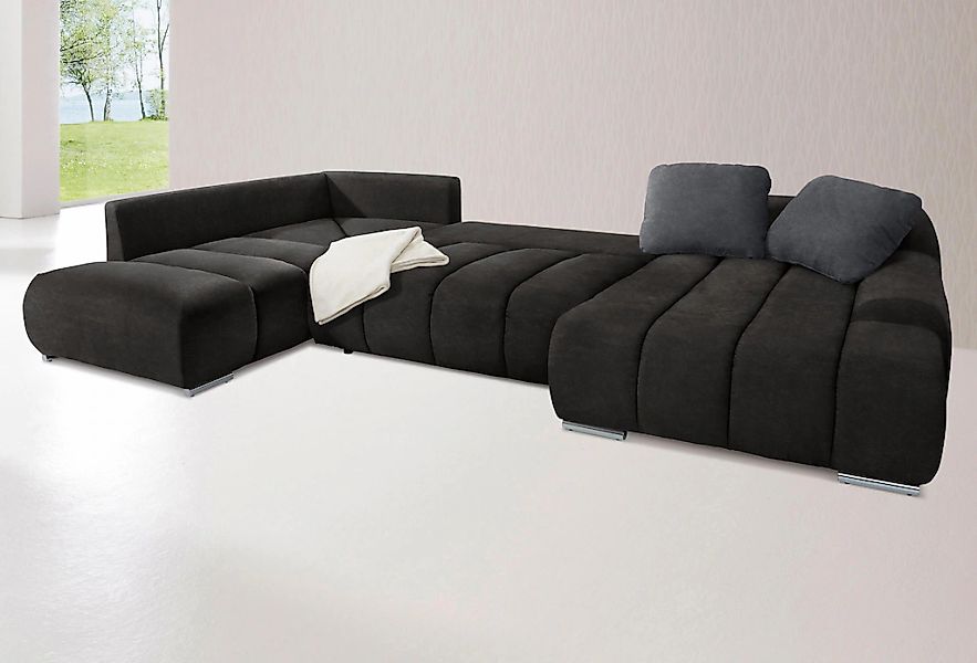 INOSIGN Wohnlandschaft »Bono U-Form« wahlweise mit Bettfunktion günstig online kaufen