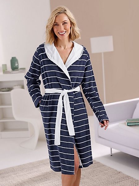 comtessa Damenbademantel Bademantel Langarm, Baumwolle, Bindeband günstig online kaufen
