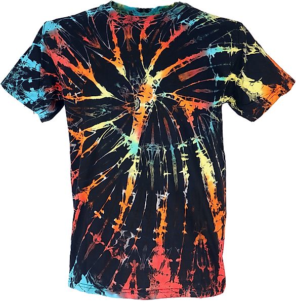 Guru-Shop T-Shirt Batik T-Shirt, Herren Kurzarm günstig online kaufen