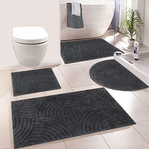 my home Badematte "Juna, Badvorleger, Badezimmer Teppich, Zen, Scandi, Boho günstig online kaufen