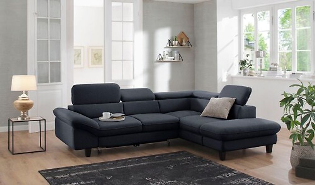 Home affaire Ecksofa »Pilot L-Form«, mit Kopfteilverstellung, wahlweise mit günstig online kaufen