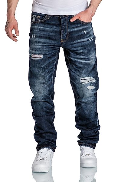 Amaci&Sons Straight-Jeans KANSAS Regular Fit Destroyed günstig online kaufen