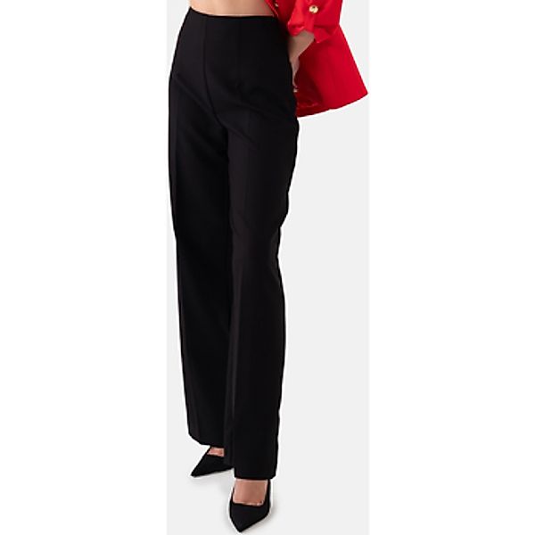 Just Like You  Hosen Schwarze Damenhose mit hoher Taille und weitem Bein günstig online kaufen