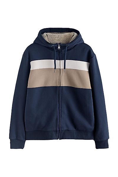 Next Fleecejacke Kapuzenjacke mit Borg-Futter (1-St) günstig online kaufen