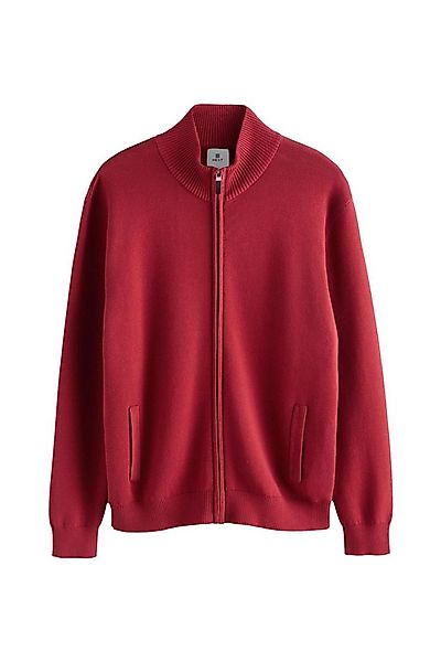 Next Strickjacke Regular Fit Premium-Pullover mit Reißverschluss (1-tlg) günstig online kaufen