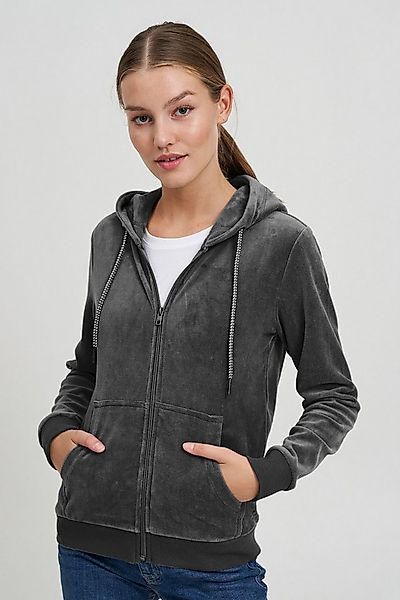 OXMO Kapuzensweatjacke OXVicky Kapuzenpullover aus Nicki-Stiff günstig online kaufen