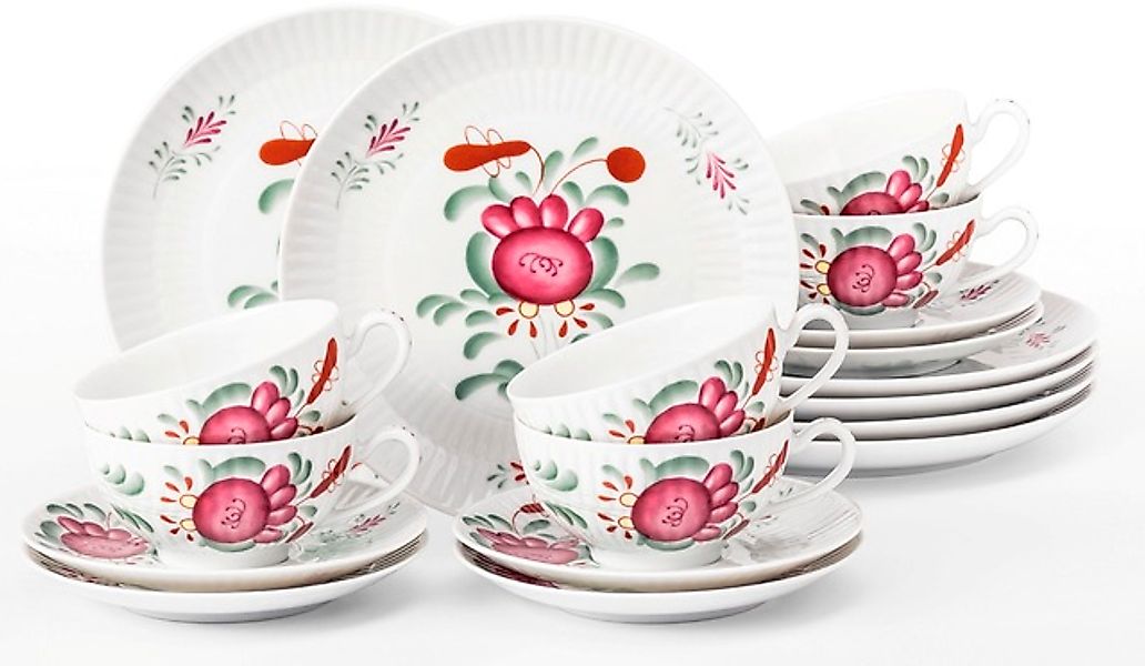 Seltmann Weiden Teeservice »Geschirr-Set, 18 Teile, Amina Ostfiesenrose, kl günstig online kaufen