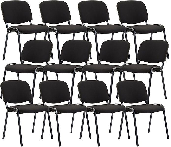 CLP Besucherstuhl Ken Stoff (12er Set), günstig online kaufen