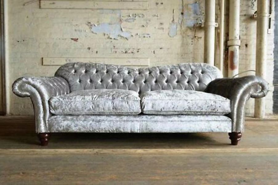 JVmoebel 3-Sitzer Sofa 3 Sitzer Couch Chesterfield Polster Sitz Garnitur Te günstig online kaufen