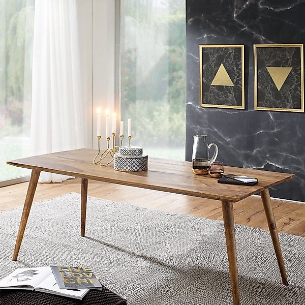 KADIMA DESIGN Esstisch Massivholz Esszimmertisch SAVIO, günstig online kaufen
