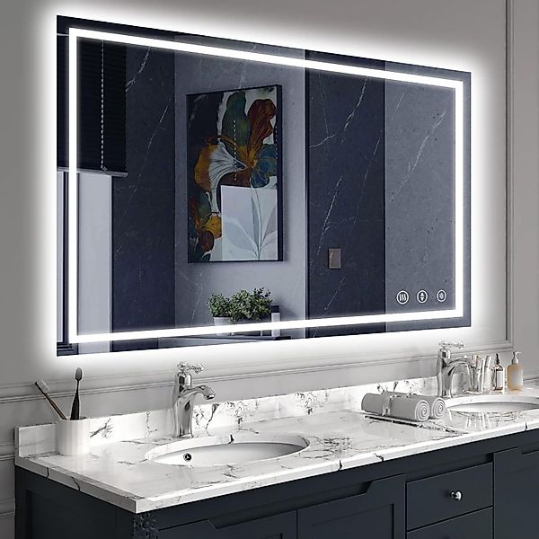 YOLEO Badspiegel LED-Spiegel für Badezimmer mit günstig online kaufen
