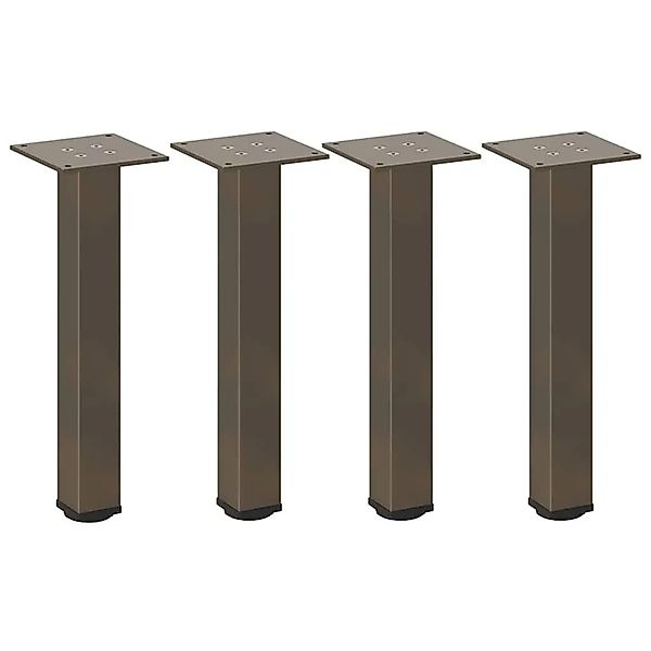 vidaXL Couchtischbeine 4 Stk Naturstahl 30-32 cm Stahl 4012451 günstig online kaufen