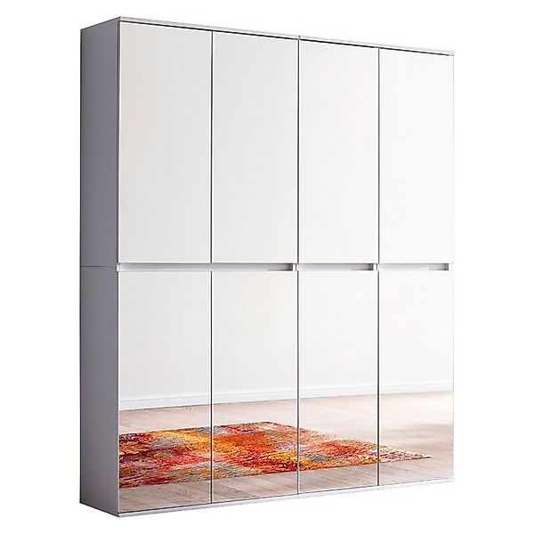 trendteam Kleiderschrank Garderobenschrank Mirror, Kombination, weiß, 2-tei günstig online kaufen