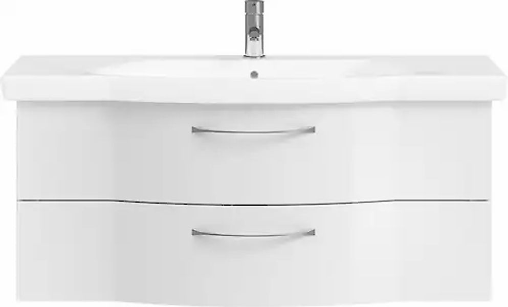 Saphir Badmöbel-Set »6005 Sprint Keramik-Waschtisch mit Unterschrank, 122 c günstig online kaufen