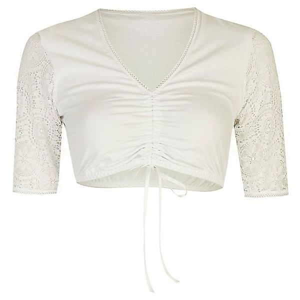 Nina Von C. Dirndlbluse Nina von C. Dirndl-Bluse, halbarm (46 Champagner) günstig online kaufen