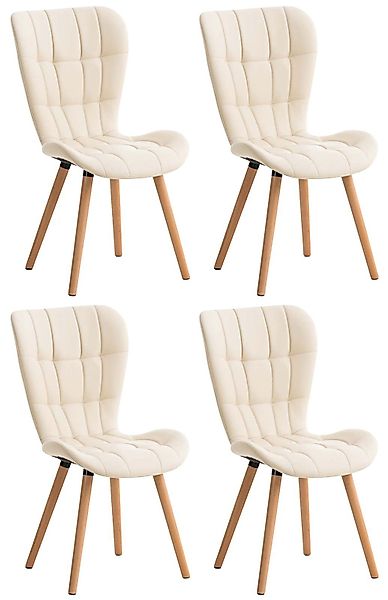 CLP Esszimmerstuhl Elda Kunstleder (4er Set), günstig online kaufen