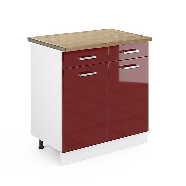 Vicco Küchenunterschrank R-Line Schubladenschrank für die Küche Weiß/Anthra günstig online kaufen