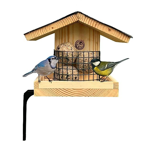 Stafeco Vogelhaus Vogelfutterhaus für Balkon und günstig online kaufen