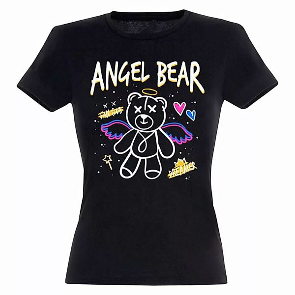 Banco T-Shirt Damen Sommershirt mit verschiedenen Bärendruck Streetwear Run günstig online kaufen