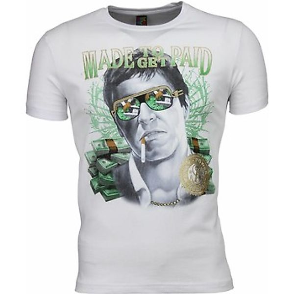 Local Fanatic  T-Shirt Pelzkragen Größe M günstig online kaufen
