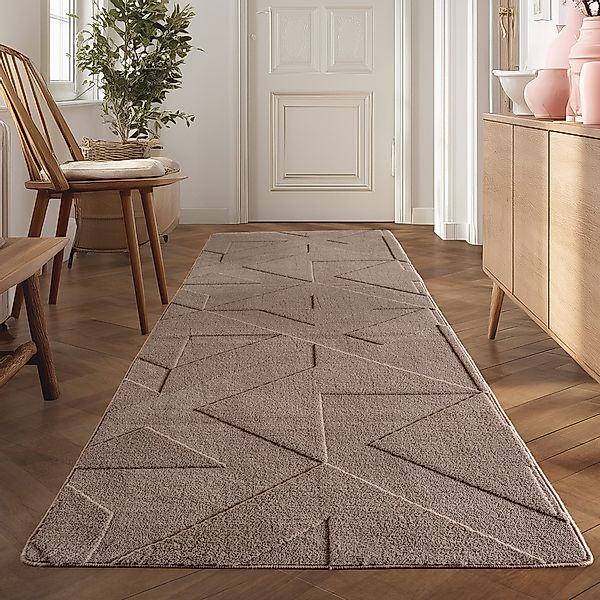 Teppium Teppich Geometrisches Design, Rechteckig, Höhe: günstig online kaufen