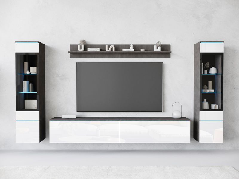 INOSIGN Wohnwand VERA II, Vitrinen Türanschlag günstig online kaufen