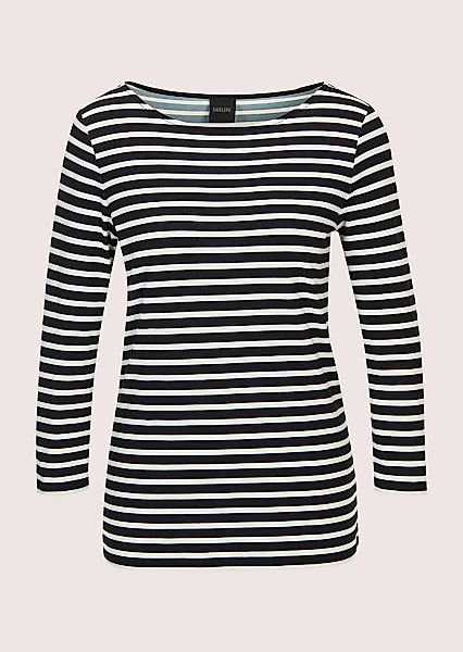MADELEINE 3/4-Arm-Shirt "Shirt Ringelshirt mit U-Boot-Ausschnitt, Halbarm" günstig online kaufen