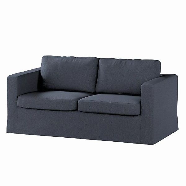 Bezug für Karlstad 2-Sitzer Sofa nicht ausklappbar, lang, dunkelblau, Sofah günstig online kaufen