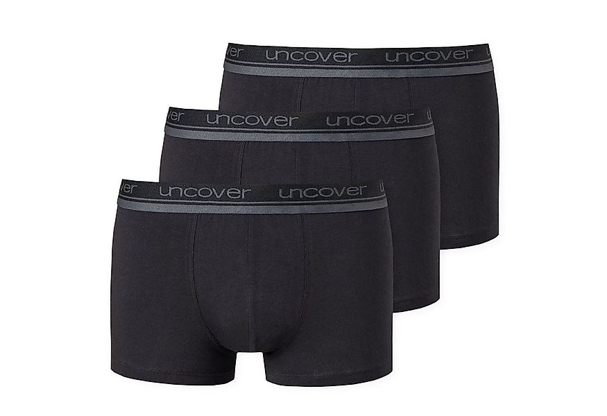 uncover by SCHIESSER Boxershorts Shorts Cotton (3-St) mit Webgummibund Low günstig online kaufen