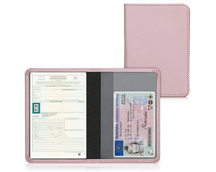 kwmobile Etui Fahrzeugschein Hülle mit Kartenfächern Kunstleder Hülle Fahrz günstig online kaufen