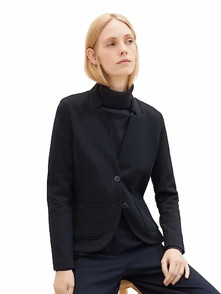 TOM TAILOR Sweatblazer "Ottoman", mit aufgesetzten Taschen und Struktur günstig online kaufen