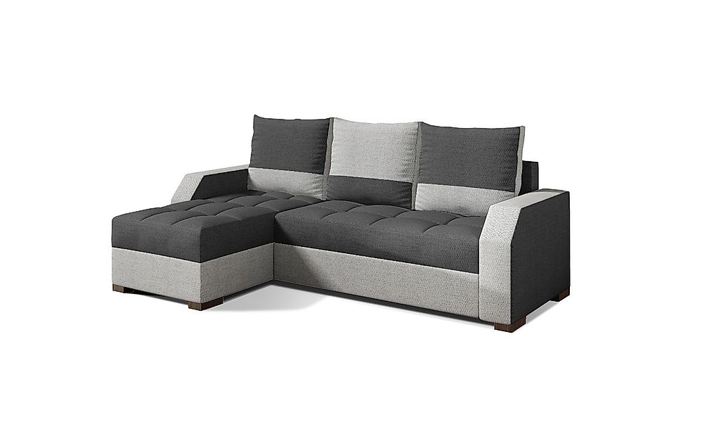 MOEBLO Ecksofa LORIS, Eckcouch mit Schlaffunktion günstig online kaufen