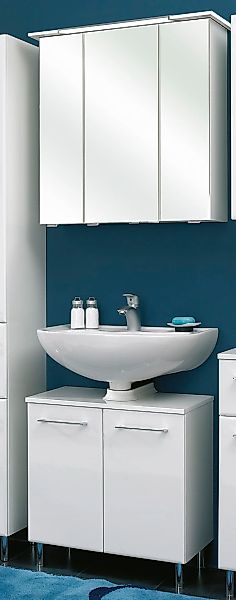 Saphir Badmöbel-Set "Quickset 376 2-teilig, Waschbeckenunterschrank und LED günstig online kaufen