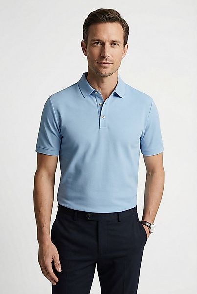 OLYMP Poloshirt aus hochwertigem Leinen, unifarben günstig online kaufen