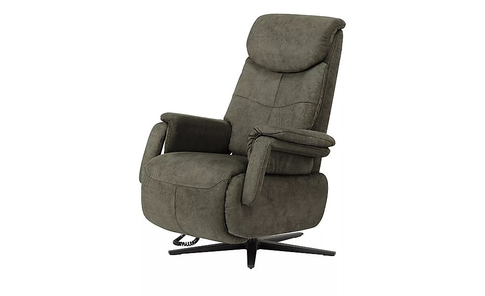 Polstermöbel Oelsa TV-Sessel mit elektrischer Relaxfunktion Mambo ¦ grün ¦ günstig online kaufen