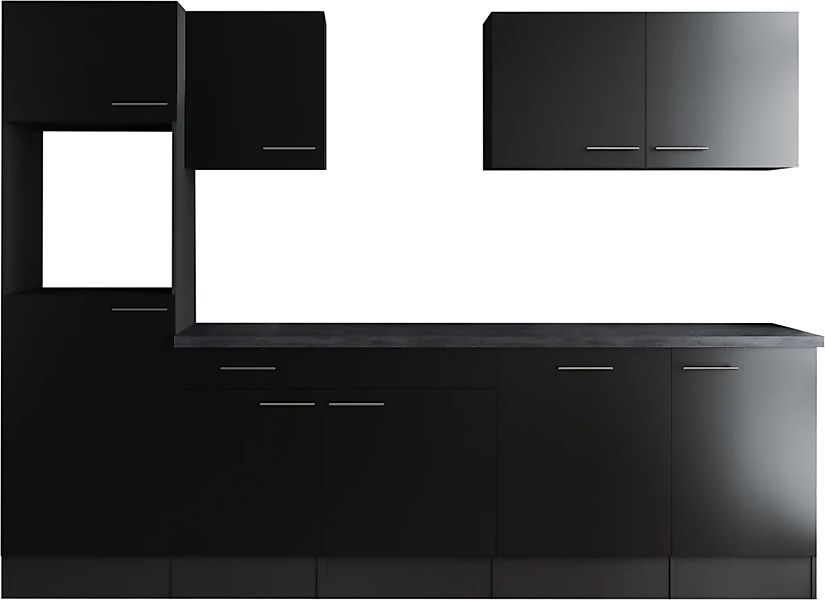 RESPEKTA Küchenzeile "Oliver" Breite 280 cm, 90 cm Arbeitshöhe, in exklusiv günstig online kaufen